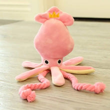 squid dog toy