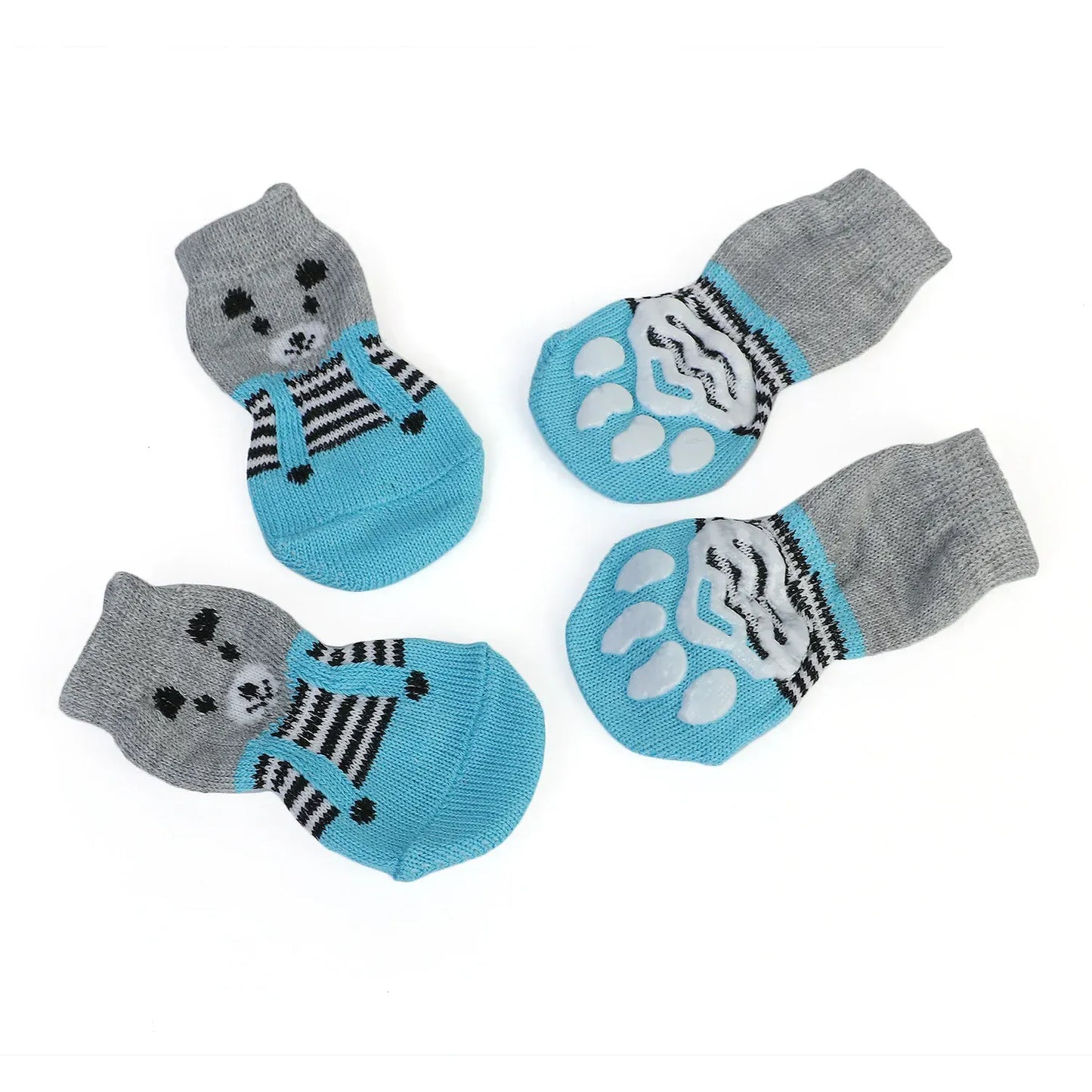 Dog Paw Socks - High-Quality Non-Slip Cotton Socks for Small Dogs
