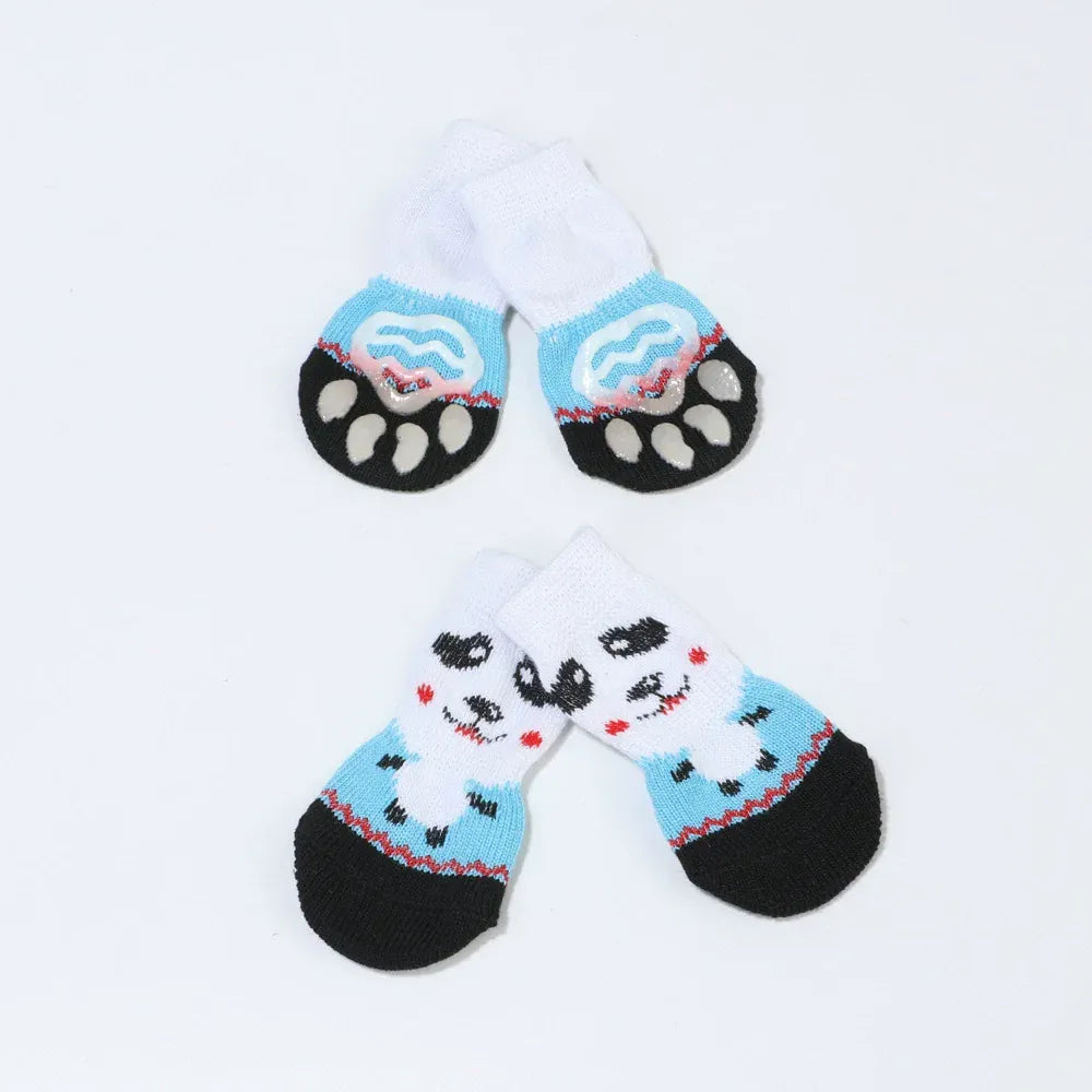 Dog Paw Socks - High-Quality Non-Slip Cotton Socks for Small Dogs