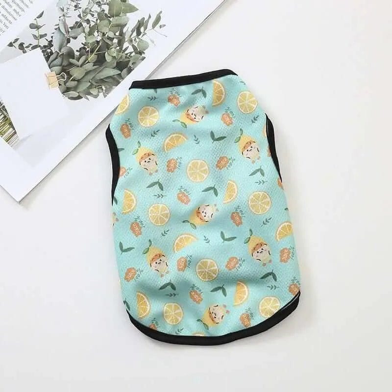 Cartoon Bear Dog Shirt — Sleeveless Summer Shirt for Dogs | Hotdiggidydog®