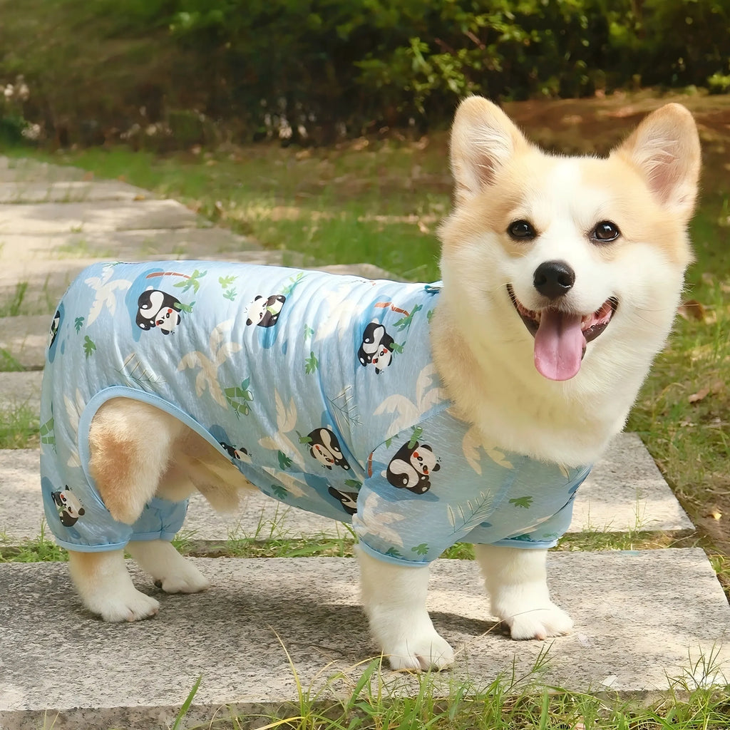 Dog & Cat Cooling Jumpsuit | Breathable Mesh Pet Clothes XS–4XL