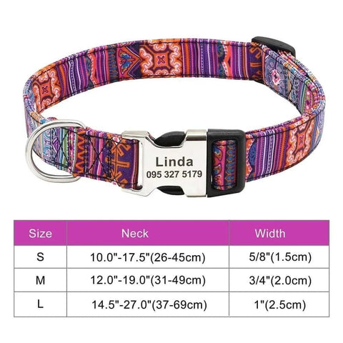 Personalized Engraved Dog Collar