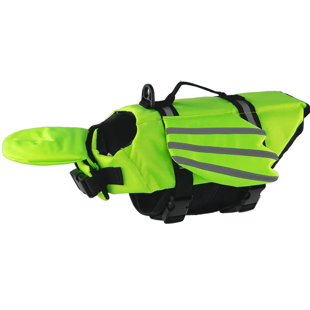 Dog Life Jacket with Chin Float – Reflective Safety Swim Vest for Dogs