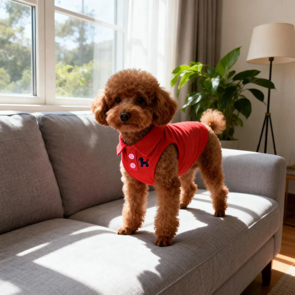 Dog Polo Shirt | Breathable Summer Pet Clothing | Hotdiggidydog®
