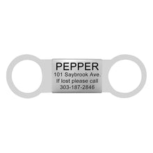 Slide On Personalized Dog ID Tag