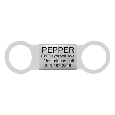 Slide On Personalized Dog ID Tag