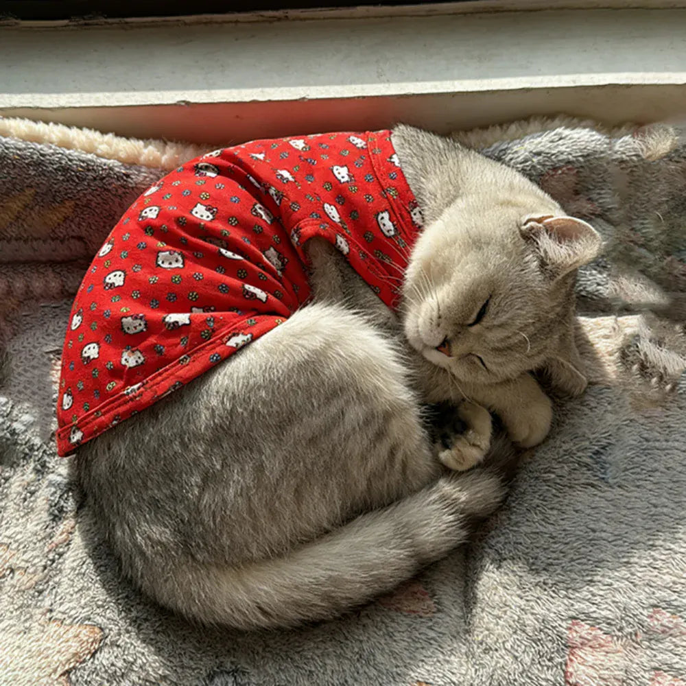 Sanrio Full-Body Print Pet Vest | Soft Sleeveless Dog T-Shirt