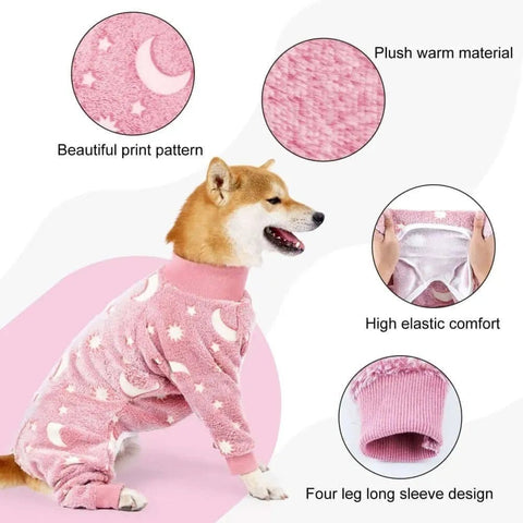 Fleece Dog Pajamas for Dogs