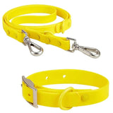 PVC Adjustable Dog Collar Harness Leash Sets