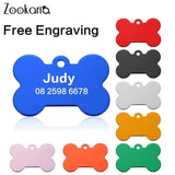 Personalized Double Sided Engraved Dog Bone Tag