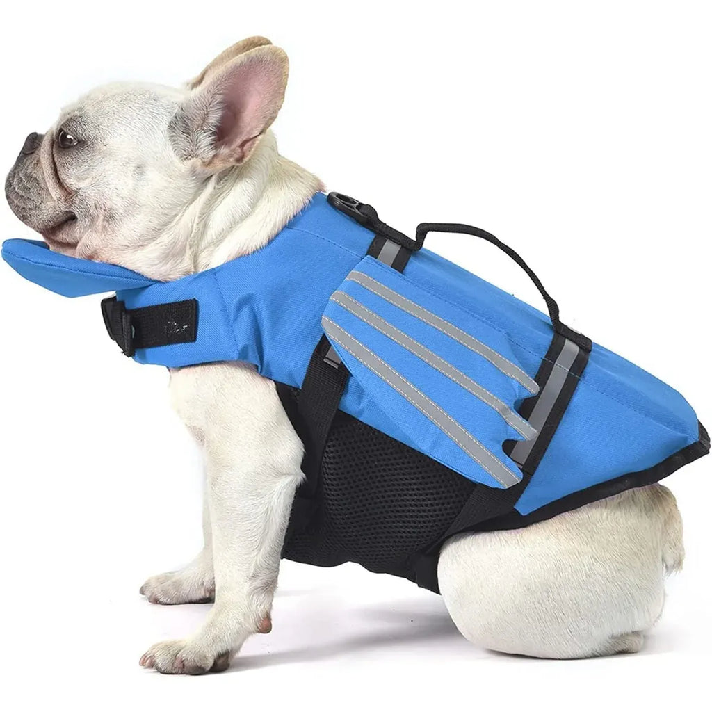 Dog Life Jacket with Chin Float – Reflective Safety Swim Vest for Dogs
