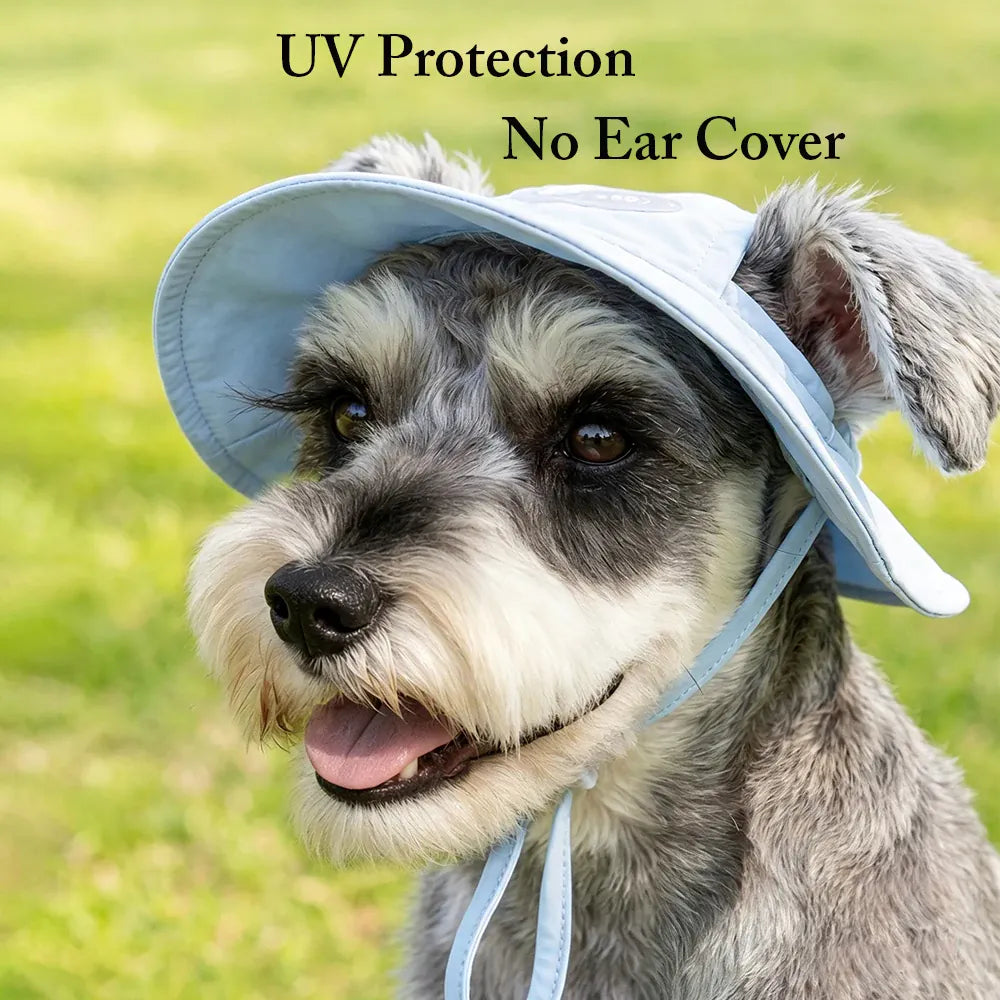 Dog Summer Cooling Vest & Cap Set | Breathable Mesh Sun-Protective Shirt for Dogs & Cats