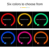 Luminous Glowing Micro USB Adjustable Safety Dog  Collar