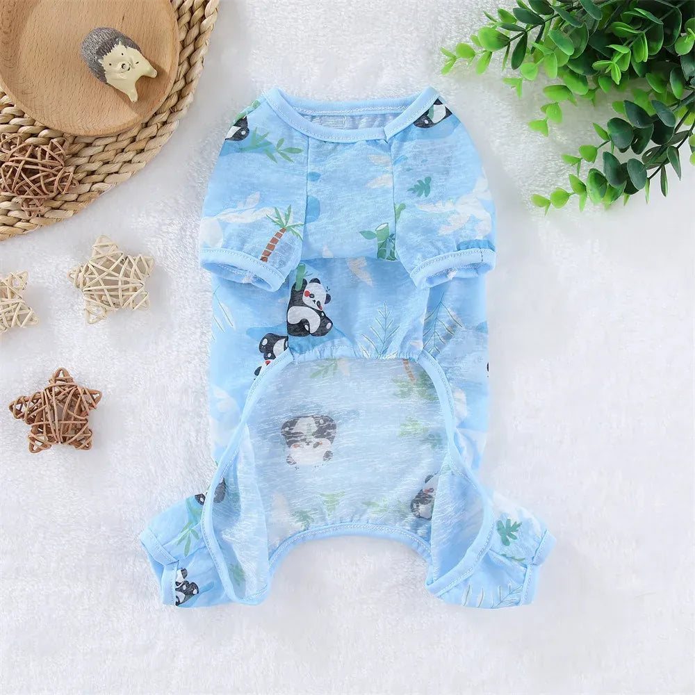 Dog & Cat Cooling Jumpsuit | Breathable Mesh Pet Clothes XS–4XL