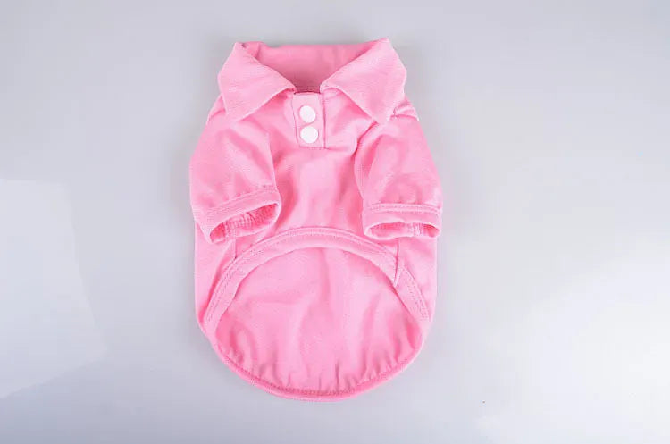 Dog Vest T-Shirt | Lightweight Pet Polo for Small Breeds | Hotdiggidydog®