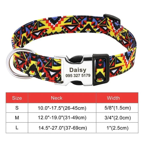 Personalized Engraved Dog ID Collars