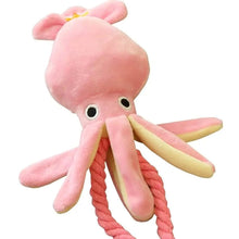 squid dog toy