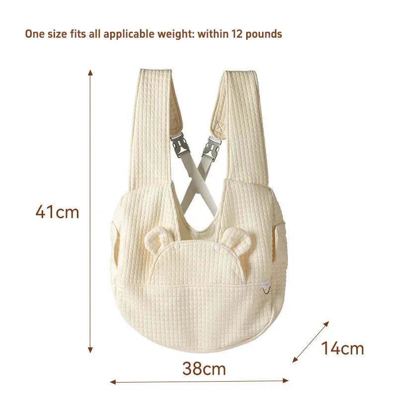 Portable Soft Outdoor Dog Backpack
