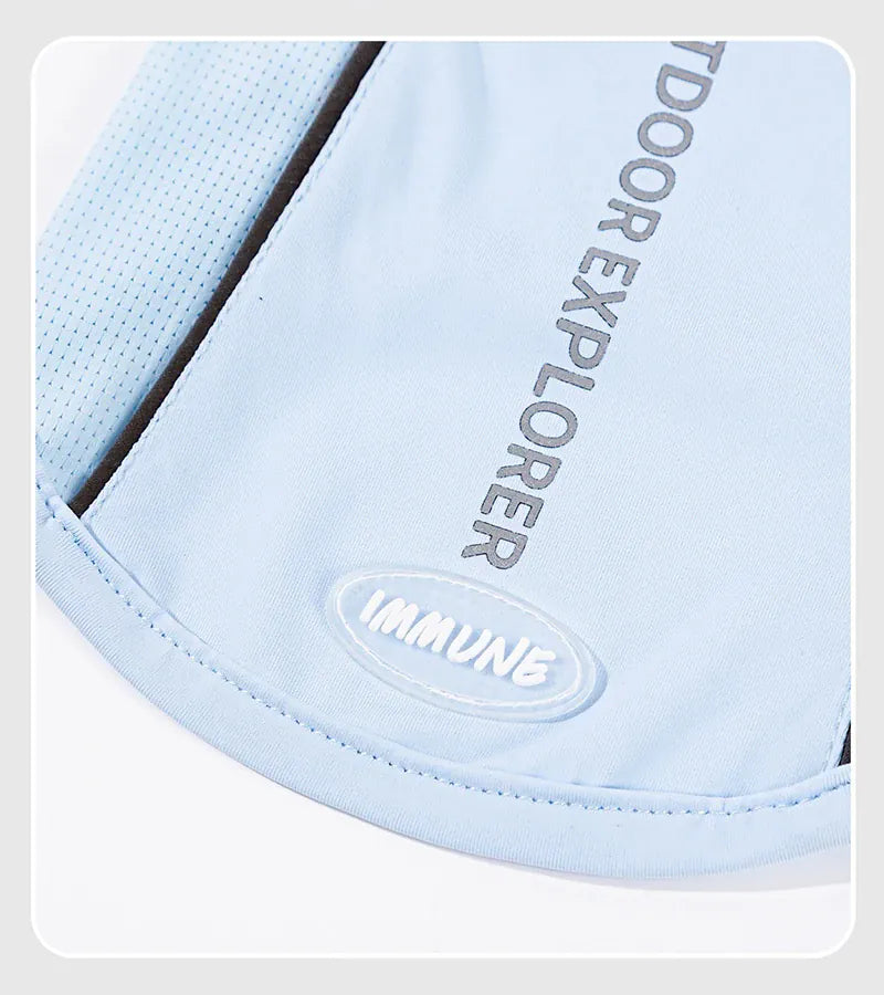 Dog Summer Cooling Vest & Cap Set | Breathable Mesh Sun-Protective Shirt for Dogs & Cats