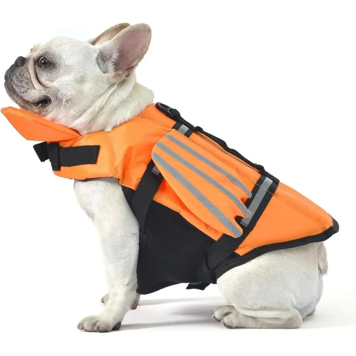 Dog Life Jacket with Chin Float – Reflective Safety Swim Vest for Dogs