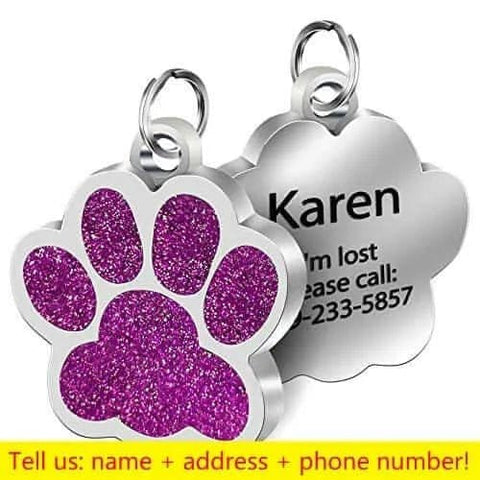 Personalized Dog Name Tag