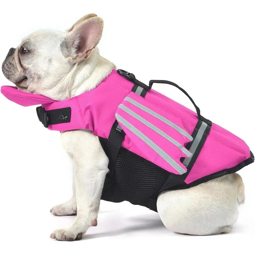 Dog Life Jacket with Chin Float – Reflective Safety Swim Vest for Dogs