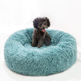 These plush dog calming beds are super soft and made of warm fleece. They will keep your dog warm and cozy in the winter months. They will also help to reduce your dog's stress and anxiety when you leave them home alone. 