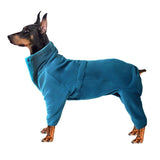 Protect your Dog from the Harsh Winter elements with this warm and cozy Fleece Jacket. Fits Dogs from small to large breeds. It provides full coverage for your Dog's front and hind legs and their underbelly. Fight the severe winter weather and keep your dog safe and sound. 