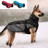 Waterproof Big Dog Coat Reflective Jacket for Medium Large Dogs