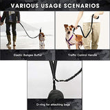 Elastic Bungee Dog Leash Ergonomic Padded Handle