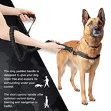 Elastic Bungee Dog Leash Ergonomic Padded Handle