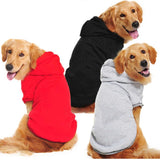Winter Solid Color Dog Hoodie
