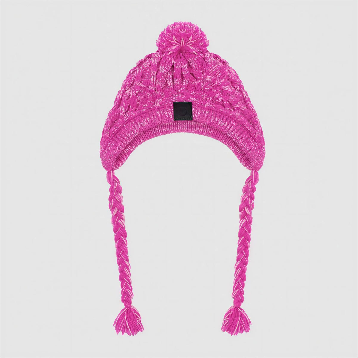 Knitted Dog Hat with Pom-Pom
