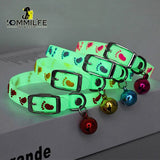 Glowing Dog Collar with Bells