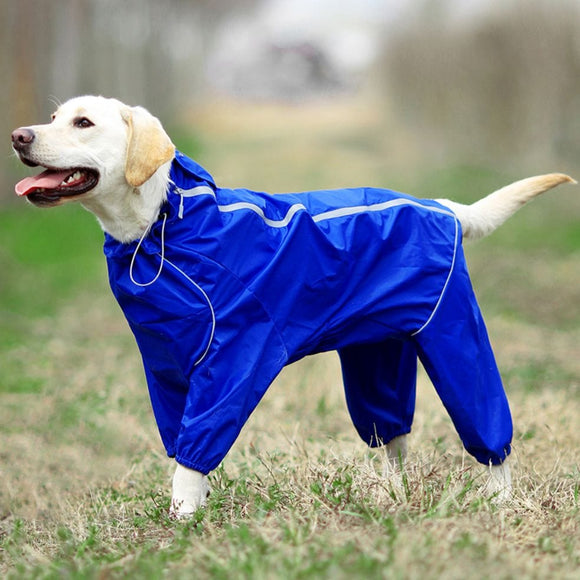 Dog Reflective Waterproof Raincoat