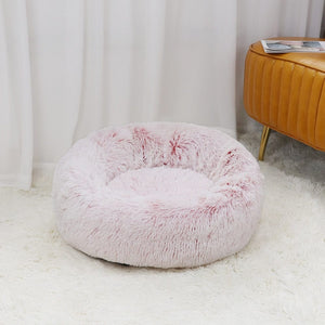 These plush dog calming beds are super soft and made of warm fleece. They will keep your dog warm and cozy in the winter months. They will also help to reduce your dog's stress and anxiety when you leave them home alone. 