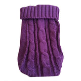 Warm Winter Cable Knitted Dog Sweater