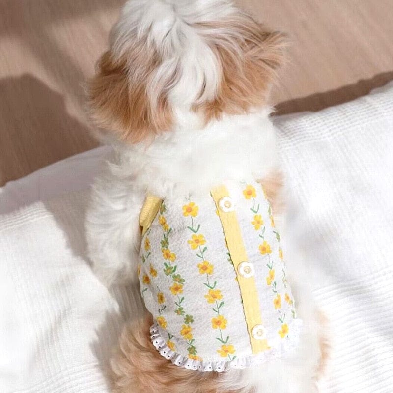 Summer Floral Dog Dress