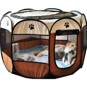 Portable Indoor Outdoor Playpen Small Large Dogs