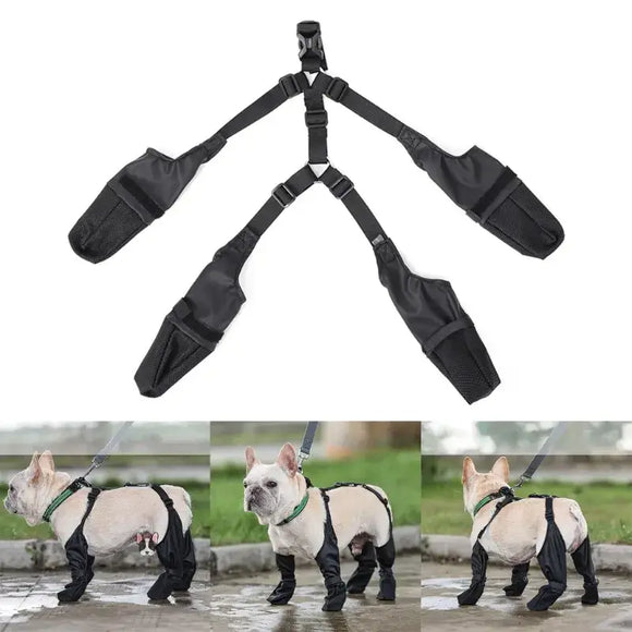 Puppy Suspender Rain Booties